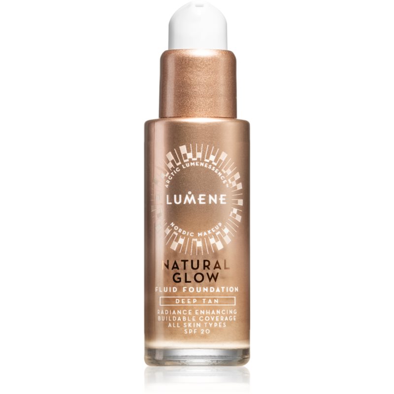 Lumene Natural Glow brightening foundation for a natural look SPF 20 shade 5 Deep Tan 30 ml
