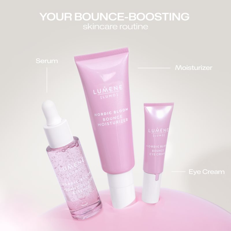 Lumene Nordic Bloom [LUMO] Bounce leichte Augencreme mit Kollagen 10 ml (Bild 8)