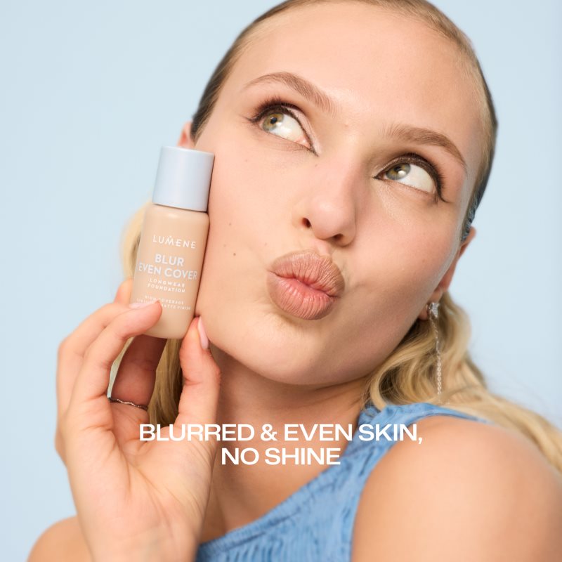 Lumene Blur Even Cover Flüssig-Make-up mit mattem Finish 16 Std. Farbton 3 30 ml (Bild 4)