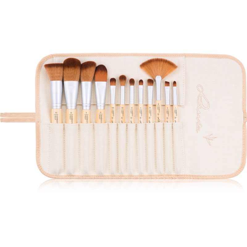 Luvia Cosmetics Bamboo Bamboo’s Root Makeup Brush Set With A Pouch