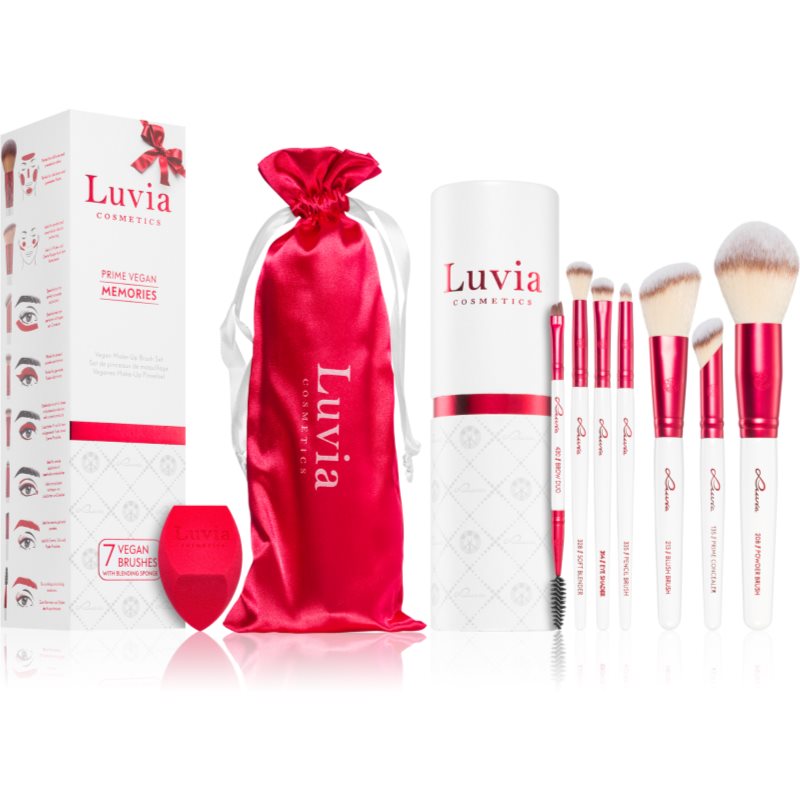 Luvia Cosmetics Prime Vegan Memories набір пензликів у футлярі