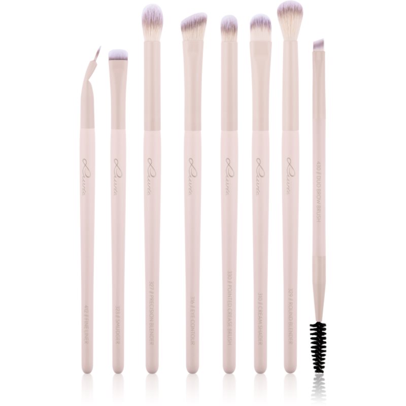 Luvia Cosmetics All Eye Want Nude Aura sada štetcov na líčenie očí