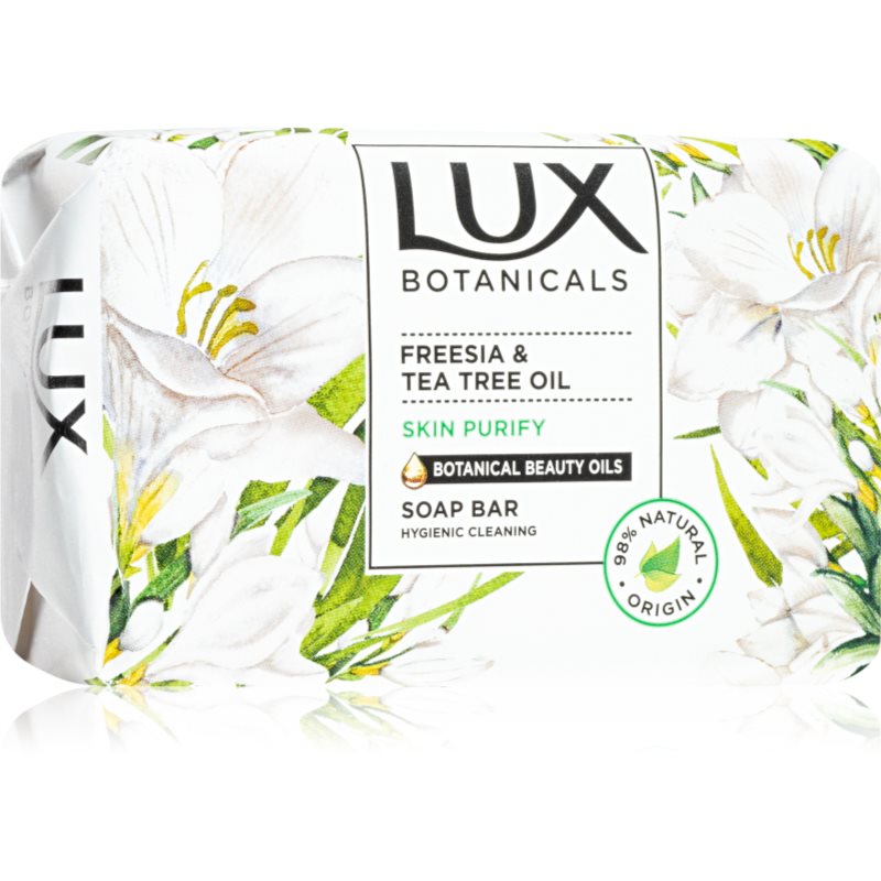 Lux Freesia & Tea Tree Oil очисне тверде мило 90 гр