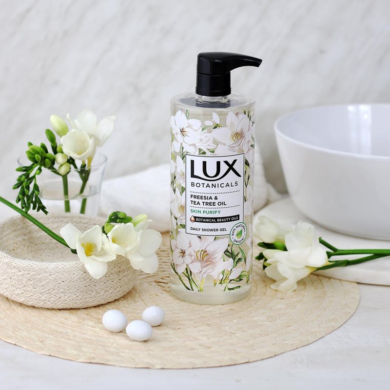 Lux Maxi Freesia & Tea Tree Oil Shower Gel With Pump 750 Ml