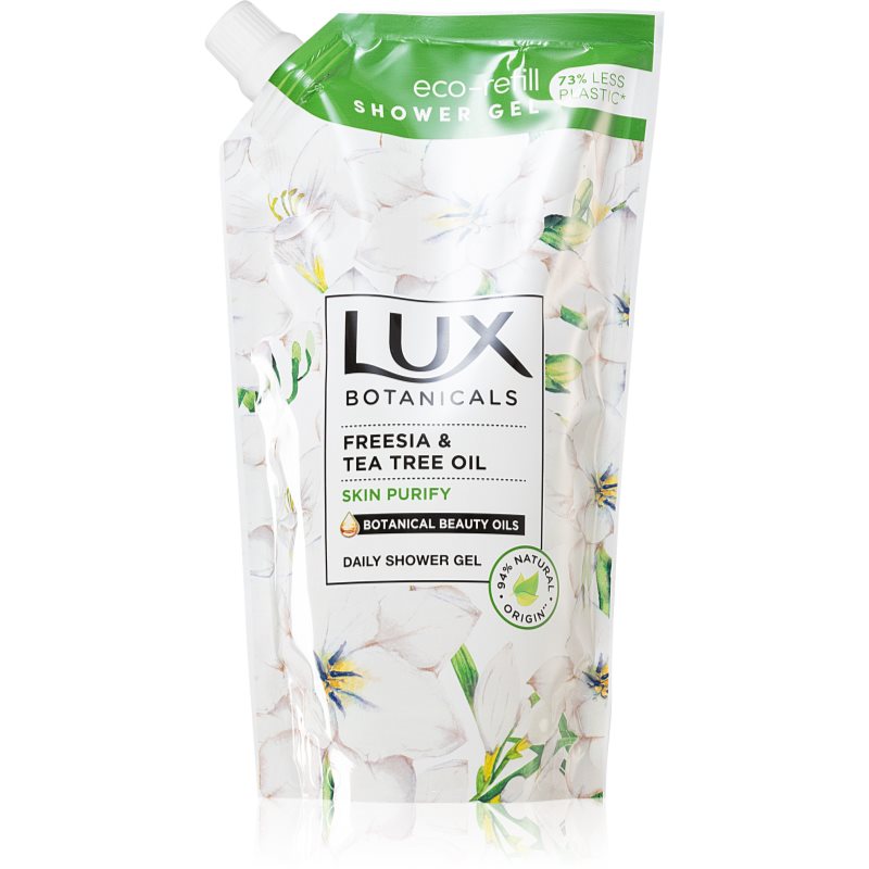 Lux Eco-Refill Freesia & Tea Tree Oil Gentle Shower Gel Refill 500 Ml