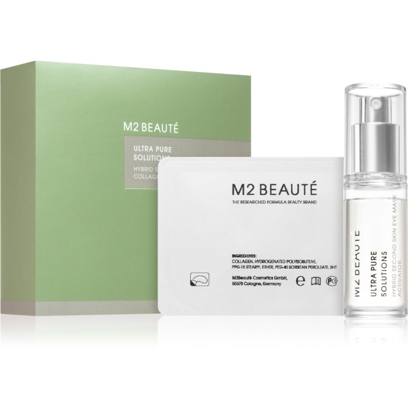 M2 Beauté Ultra Pure Solutions Hybrid Second Skin Collagen Mask For The Eye Area 30 Ml