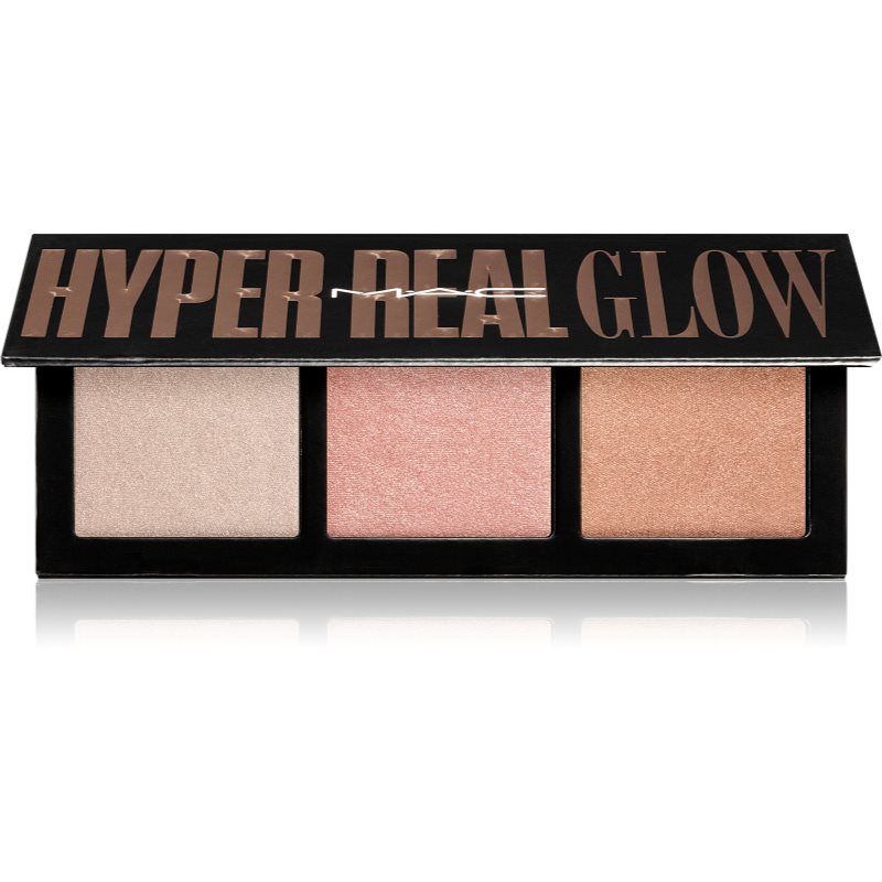 MAC Cosmetics Hyper Real Glow Palette палетка хайлайтерів відтінок Flash + Awe 13,5 гр
