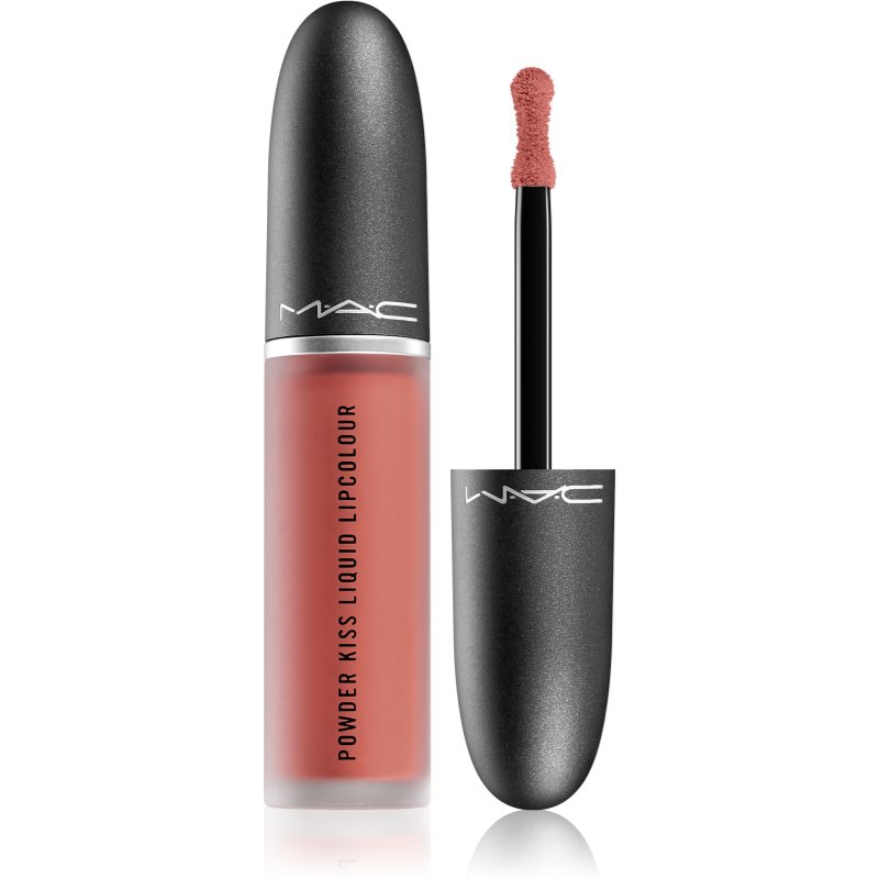 MAC Cosmetics Powder Kiss Liquid Lipcolour mattító folyékony rúzs árnyalat Mull it Over 5 ml