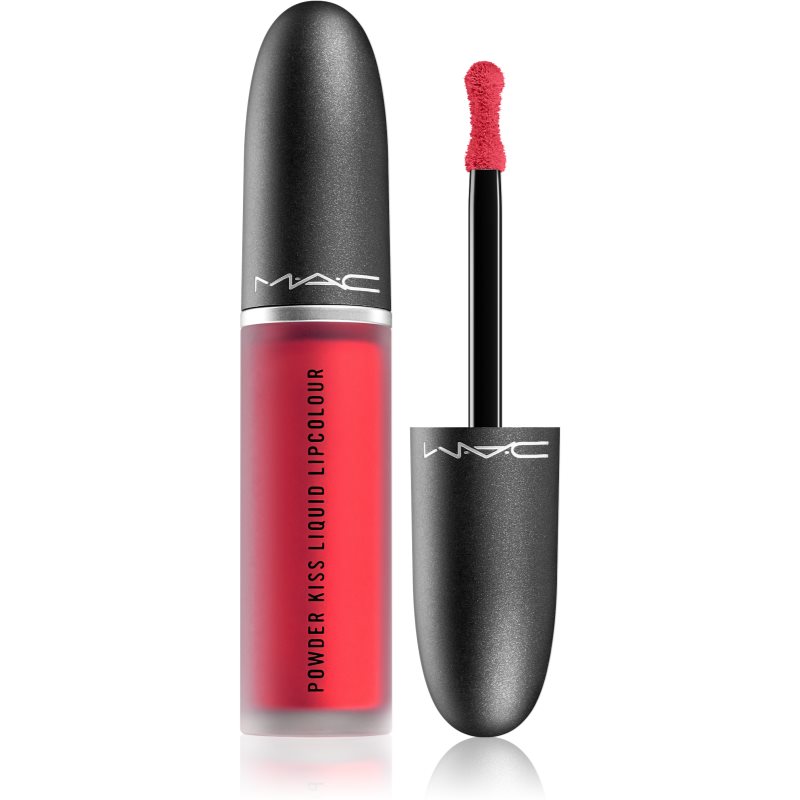 MAC Cosmetics  Powder Kiss Liquid Lipcolour матова помада - крем відтінок Escandalo! 5 мл