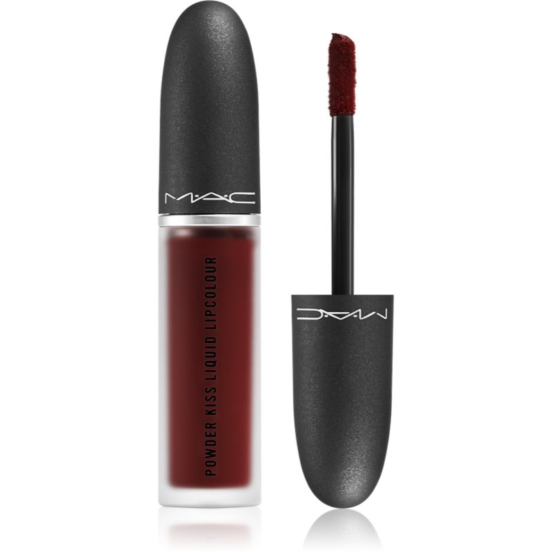 MAC Cosmetics Powder Kiss Liquid Lipcolour liquid matt lipstick shade Pretty Pleats! 5 ml
