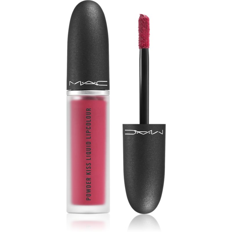 MAC Cosmetics Powder Kiss Liquid Lipcolour Liquid Matte Lipstick Shade Elegance is Learned 5 ml
