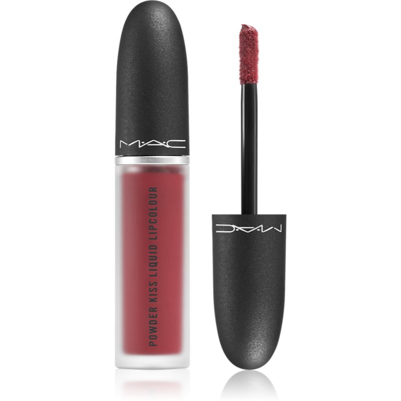 MAC Cosmetics Powder Kiss Liquid Lipcolour mat tekući ruž za usne nijansa Fashion Emergency 5 ml