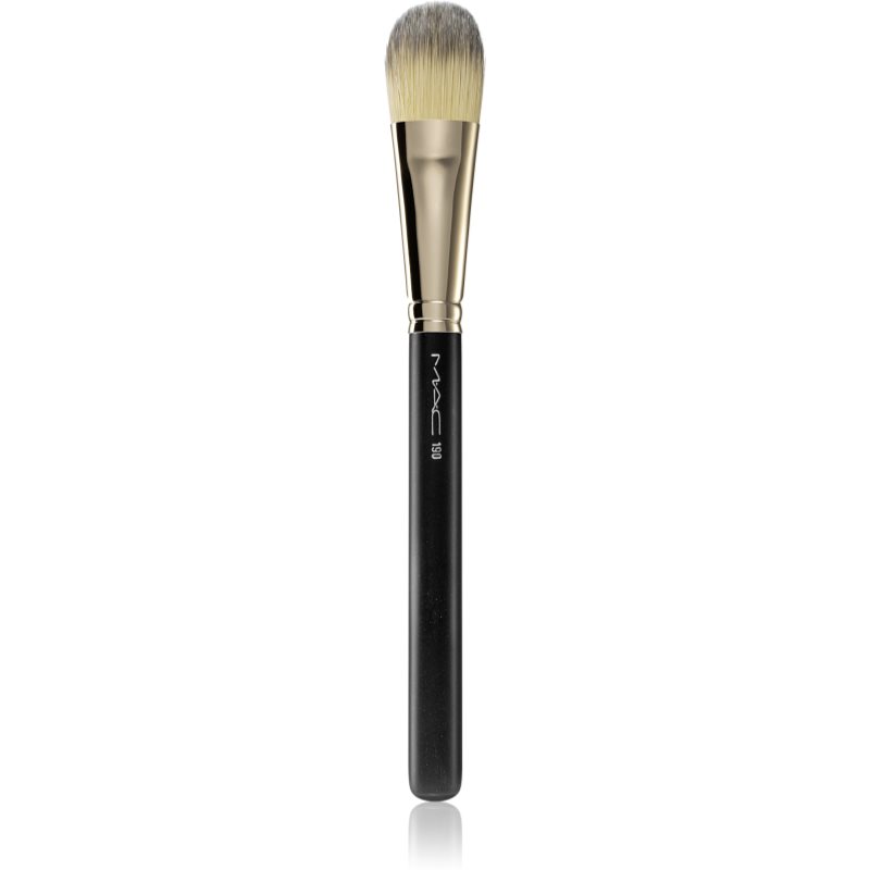 MAC Cosmetics 190 Synthetic Foundation Brush ploščat čopič za make-up 1 kos
