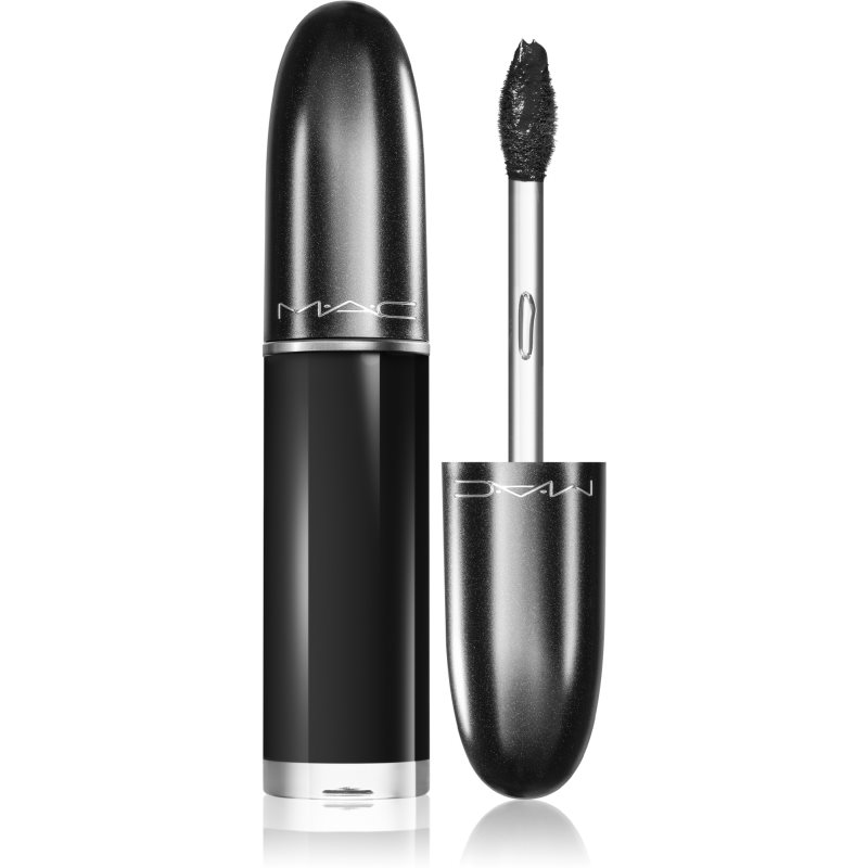 MAC Cosmetics Retro Matte Liquid Lipcolour matný tekutý rúž odtieň Caviar 5 ml