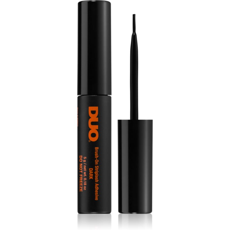 MAC Cosmetics Duo Brush On Striplash lepidlo na umělé řasy se štětečkem odstín Dark Tone 5 g