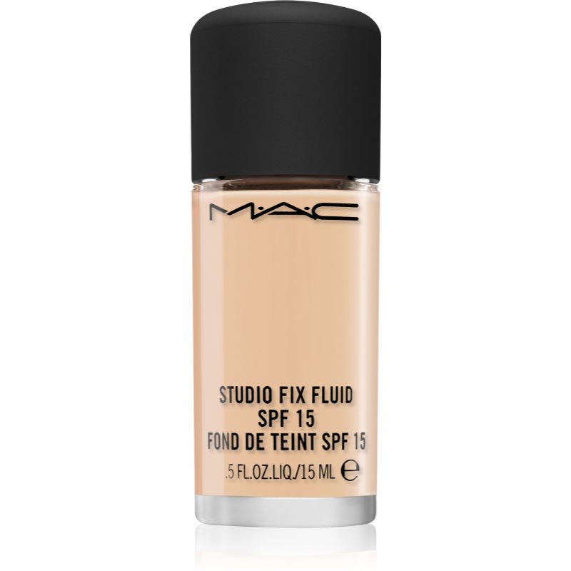 MAC Cosmetics Mini Studio Fix Fluid zmatňujúci make-up SPF 15 odtieň NC15 15 ml