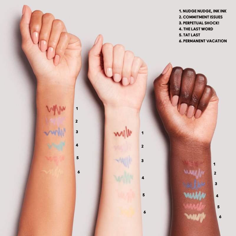 MAC Cosmetics Colour Excess Gel Pencil wodoodporny eyeliner w żelu odcień Nudge Nudge, Ink Ink 0,35 g