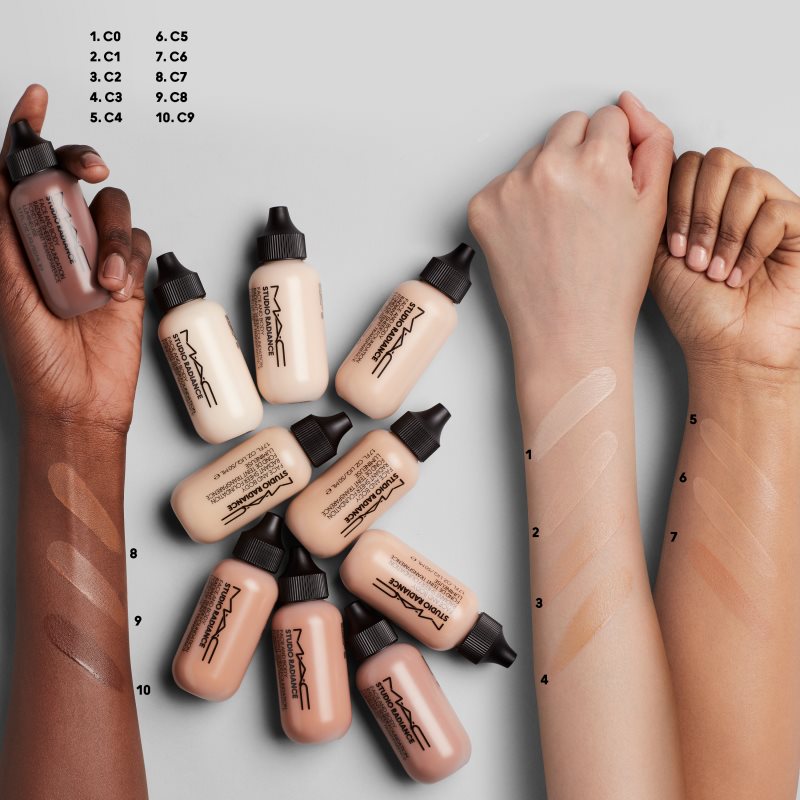 MAC Cosmetics Studio Radiance Face and Body Radiant Sheer Foundation lightweight foundation for face and body shade C2 50 ml