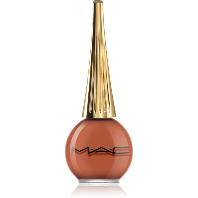 MAC Cosmetics Nail Lacquer Aute Cuture Starring Rosalía лак за нокти цвят Chocolate Amargo 13 мл.