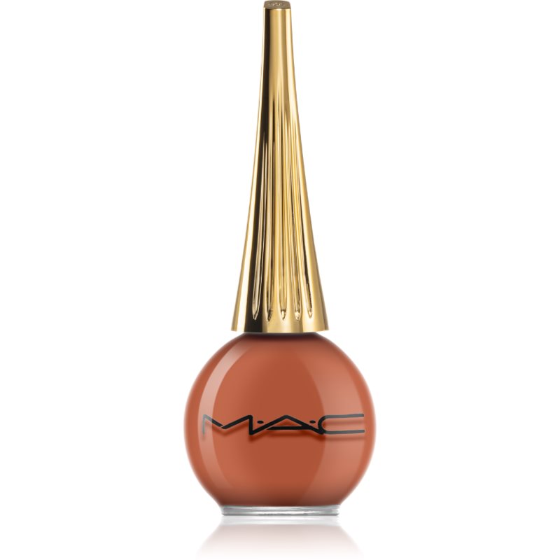 MAC Cosmetics Nail Lacquer Aute Cuture Starring Rosalía βερνίκι νυχιών απόχρωση Chocolate Amargo 13 ml