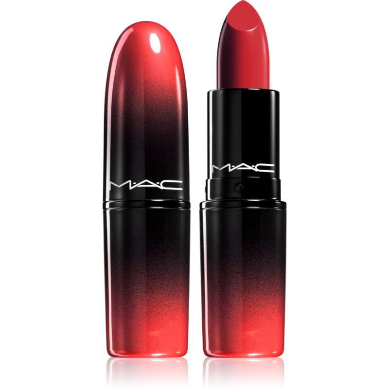 

MAC Cosmetics Love Me Lipstick атласна помада відтінок Ruby You