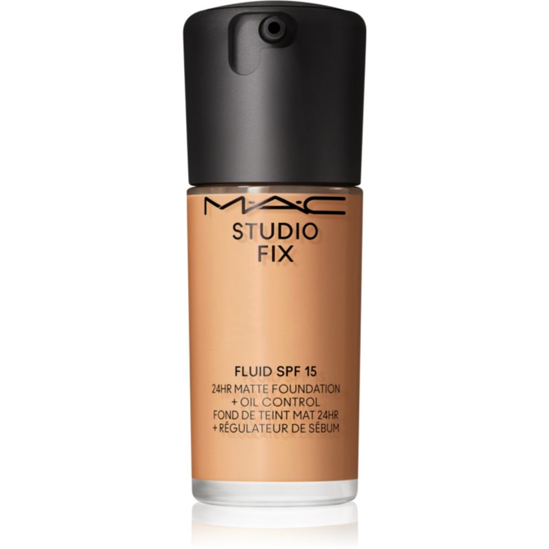 MAC Cosmetics Studio Fix Fluid SPF 15 24HR Matte Foundation + Oil Control machiaj cu efect matifiant SPF 15 culoare NC37 30 ml