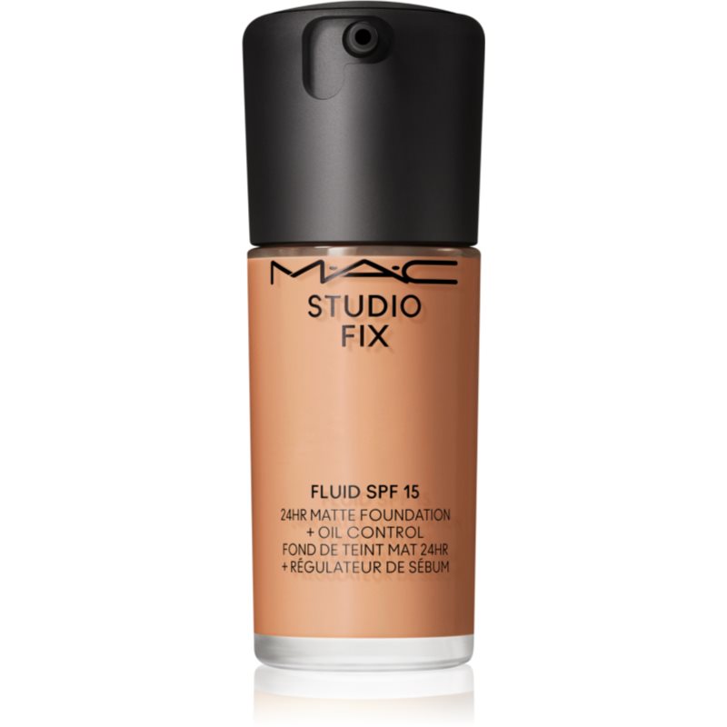 MAC Cosmetics Studio Fix Fluid SPF 15 24HR Matte Foundation + Oil Control machiaj cu efect matifiant SPF 15 culoare NC44 30 ml