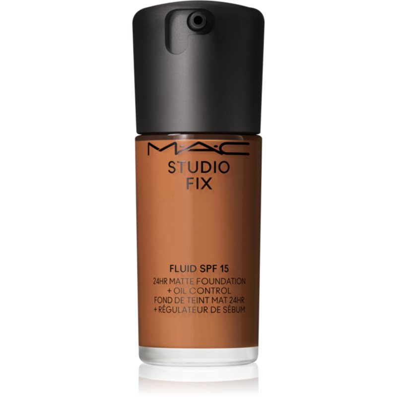 MAC Cosmetics Studio Fix Fluid SPF 15 24HR Matte Foundation + Oil Control Mattifierande foundation Skugga NW43 30 ml female