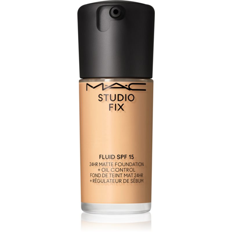 MAC Cosmetics Studio Fix Fluid SPF 15 24HR Matte Foundation + Oil Control mattító alapozó SPF 15 árnyalat C40 30 ml