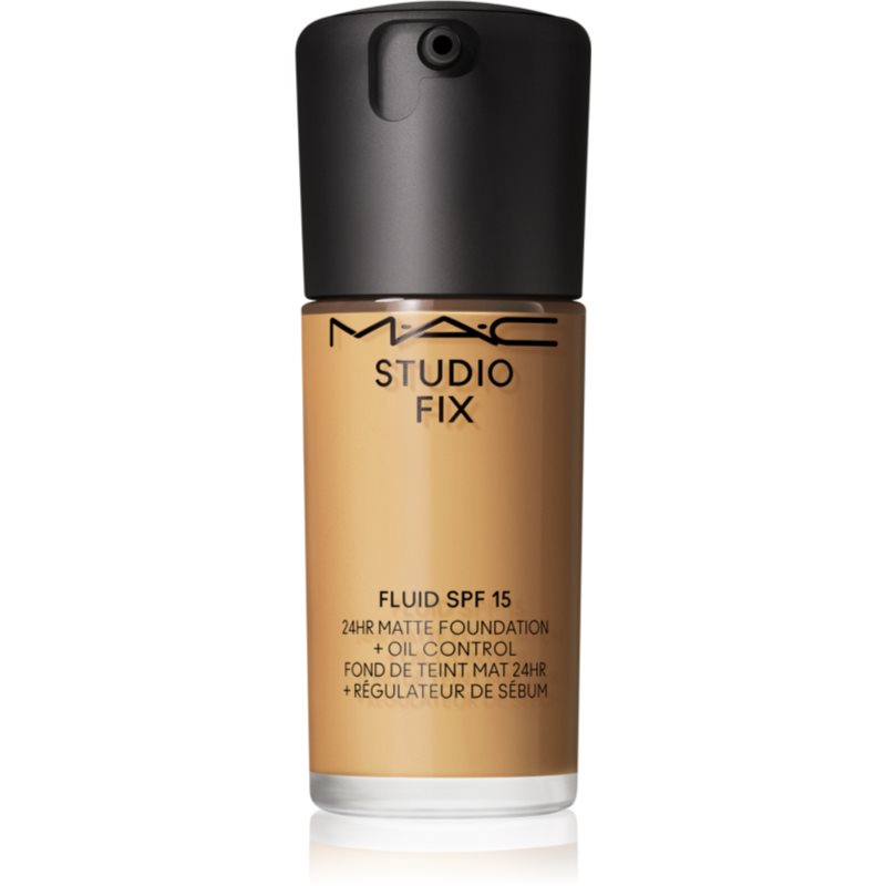MAC Cosmetics Studio Fix Fluid SPF 15 24HR Matte Foundation + Oil Control machiaj cu efect matifiant SPF 15 culoare C45 30 ml