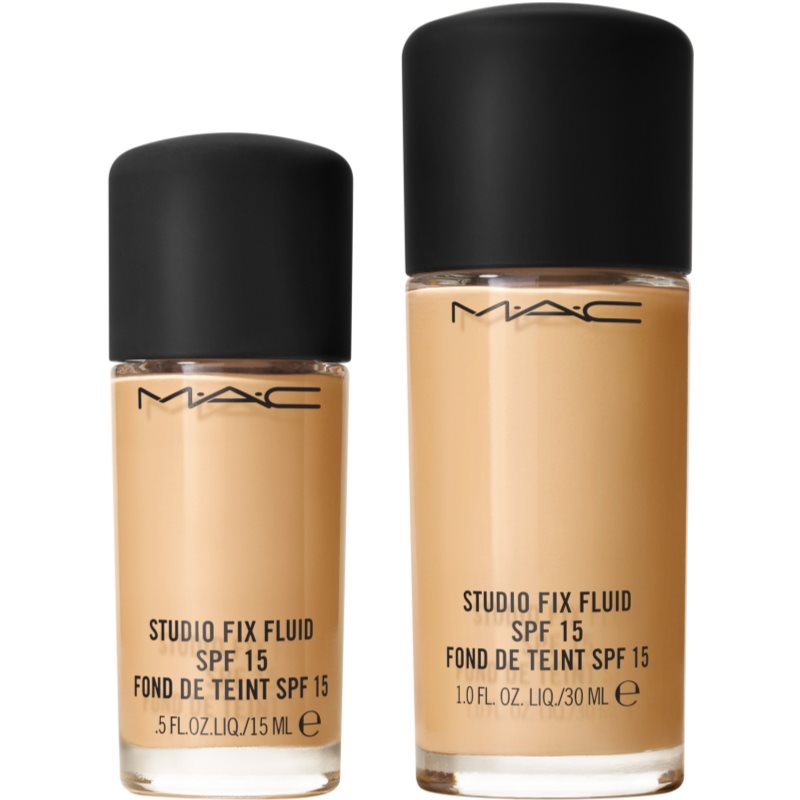 MAC Cosmetics Mini Studio Fix Fluid SPF 15 24HR Matte Foundation + Oil Control Mattifying Foundation SPF 15 Shade NC20 15 Ml