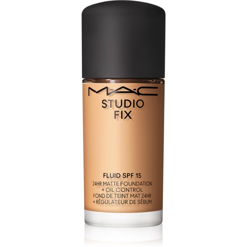 MAC Cosmetics Mini Studio Fix Fluid SPF 15 24HR Matte Foundation + Oil Control matirajoči tekoči puder SPF 15 odtenek NC30 15 ml