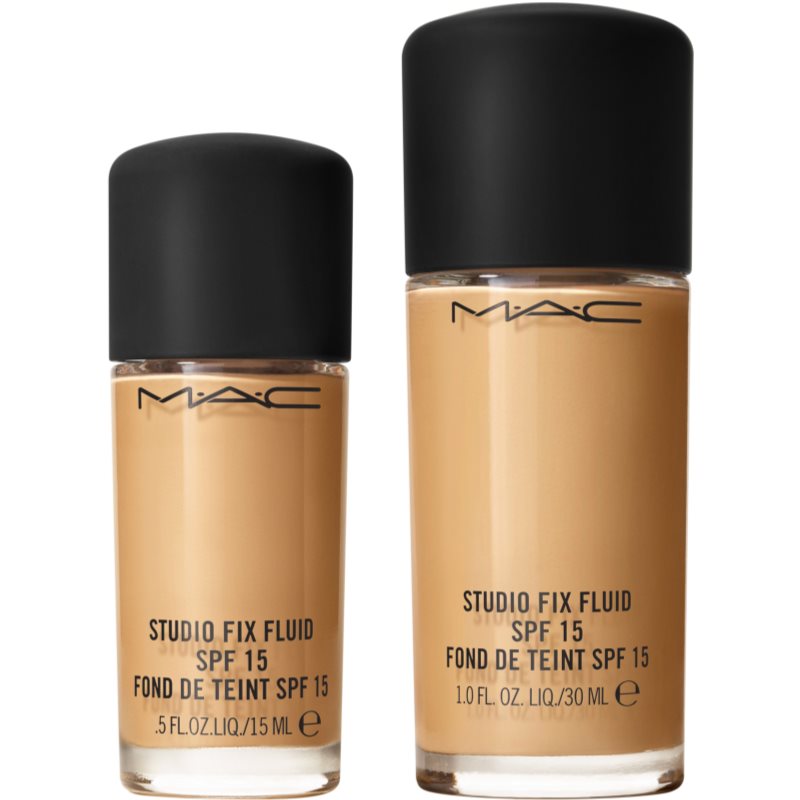 MAC Cosmetics Mini Studio Fix Fluid SPF 15 24HR Matte Foundation + Oil Control podkład matujący SPF 15 odcień NC30 15 ml