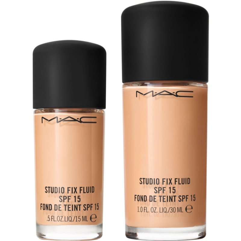 MAC Cosmetics Mini Studio Fix Fluid SPF 15 24HR Matte Foundation + Oil Control podkład matujący SPF 15 odcień NW20 15 ml