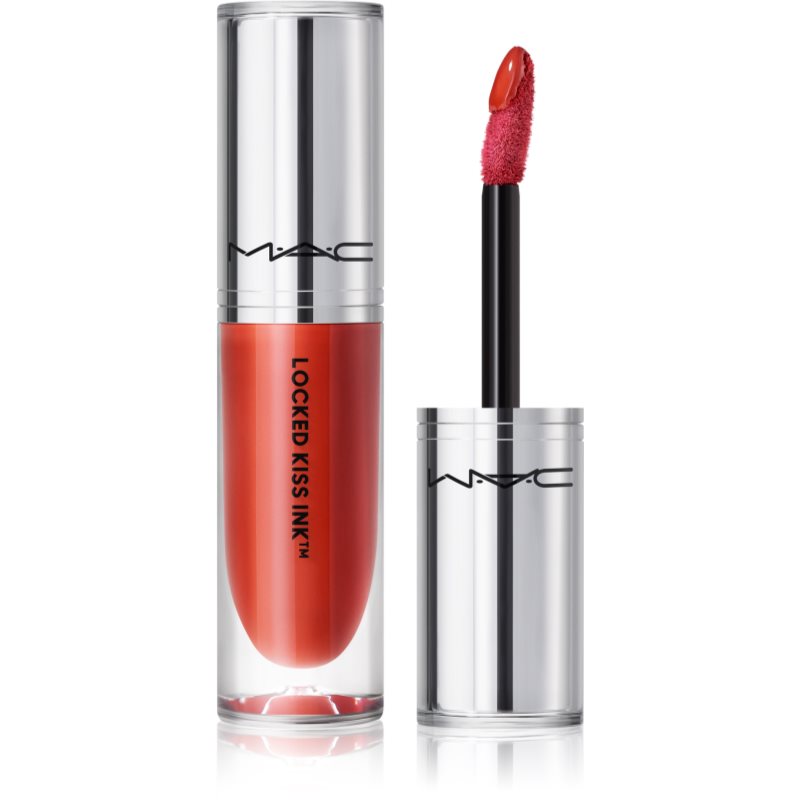 MAC Cosmetics Locked Kiss Ink 24HR Lipcolour Long-lasting Matt Liquid Lipstick Shade Brazen 4 Ml