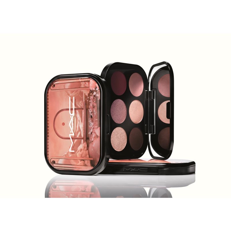 MAC Cosmetics Connect In Colour Eye Shadow Palette 6 Shades Eyeshadow Palette Shade Embedded In Burgundy 6,25 G