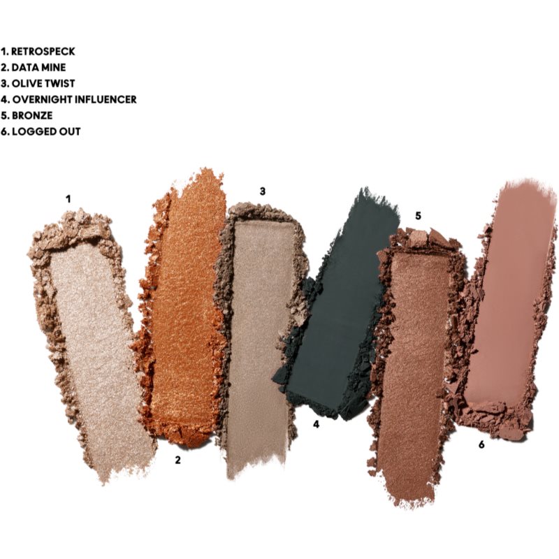 MAC Cosmetics Connect In Colour Eye Shadow Palette 6 Shades палетка тіней для очей відтінок Bronze Influence 6,25 гр