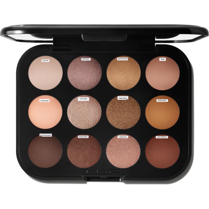 MAC Cosmetics Connect In Colour Eye Shadow Palette 12 shades paletka očních stínů odstín Unfiltered Nudes 12,2 g (obrázek 10)