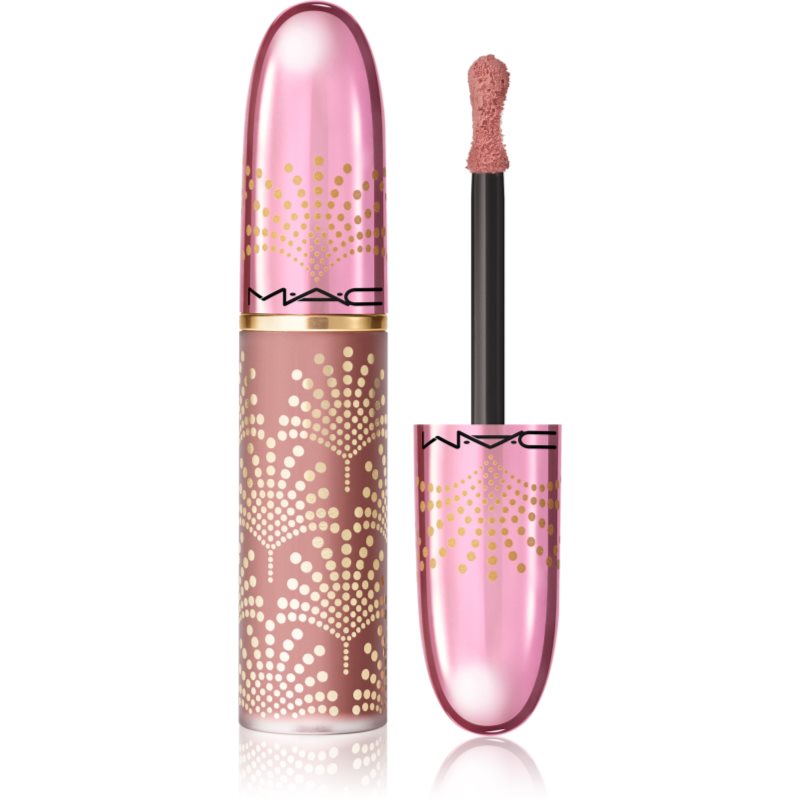 

MAC Cosmetics Bubbles & Bows Powder Kiss Liquid Lipcolour рідка губна помада з матуючим ефектом відтінок Spiked Cocoa