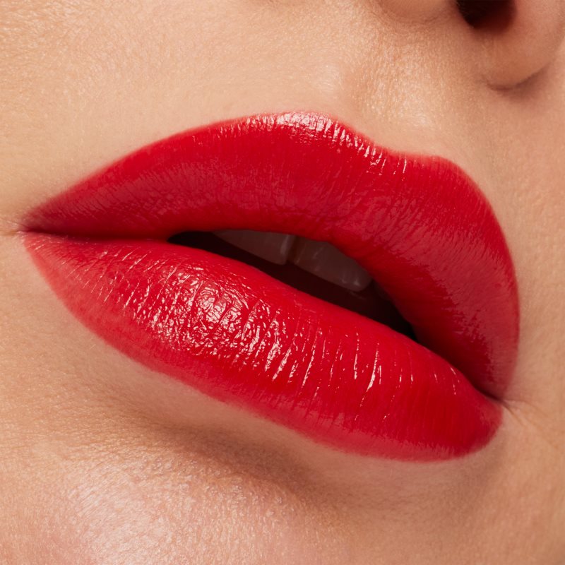 MAC Cosmetics MACximal Sleek Satin Lipstick creamy moisturising lipstick shade Left on Red 3.5 g