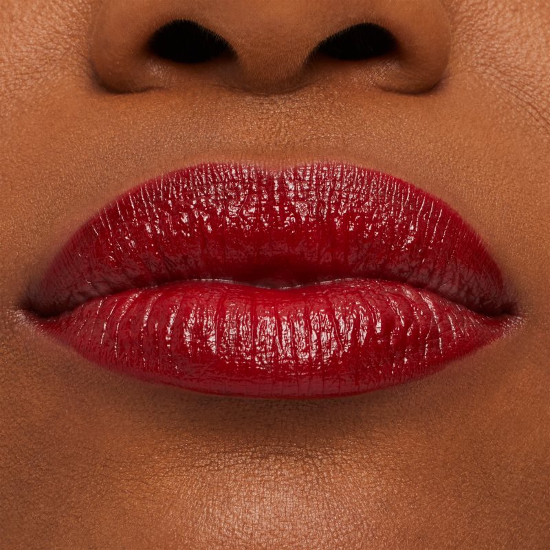 MAC Cosmetics MACximal Sleek Satin Lipstick creamy moisturising lipstick shade Left on Red 3.5 g