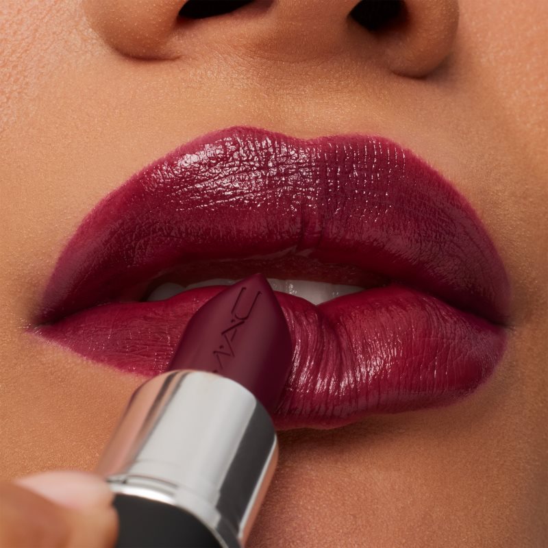 MAC Cosmetics MACximal Sleek Satin Lipstick кремова зволожуюча помада відтінок Rebel 3,5 гр