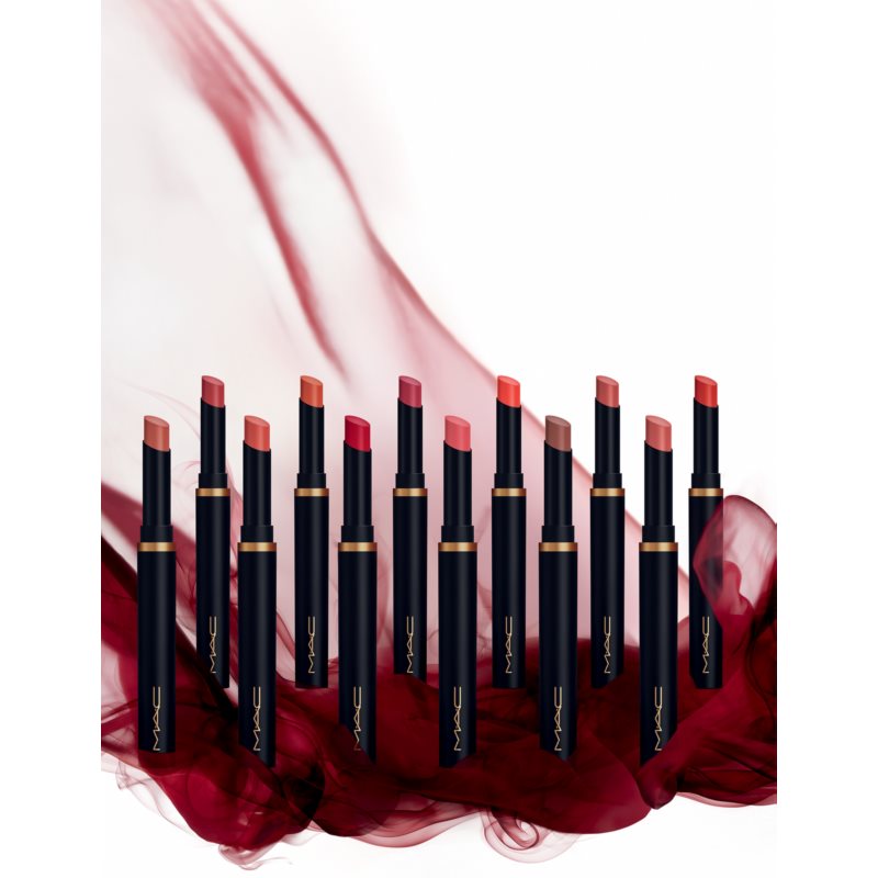 MAC Cosmetics Powder Kiss Velvet Blur Slim Stick зволожуюча помада з матовим ефектом відтінок Over The Taupe 2 гр