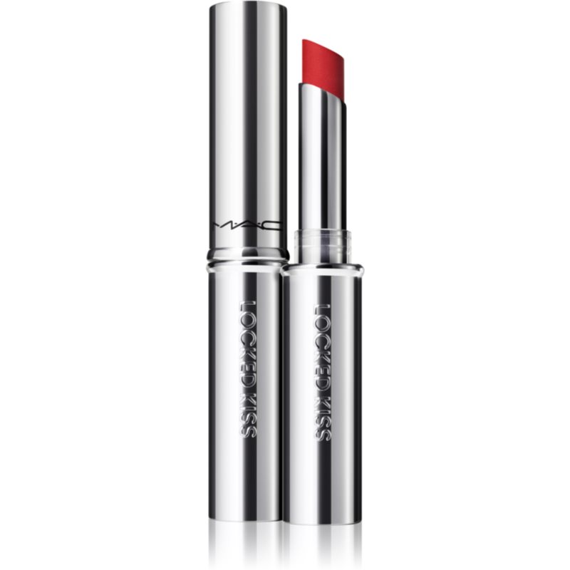 MAC Cosmetics Locked Kiss 24h Lipstick Ultra Matt Long-lasting Lipstick Shade Ruby True 1,8 G
