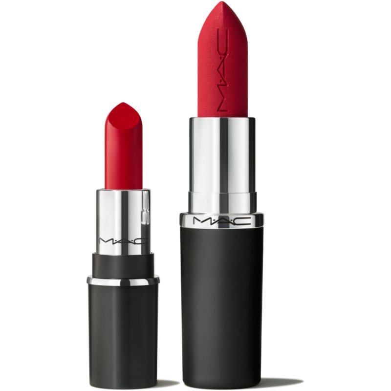 MAC Cosmetics MACximal Silky Matte Lipstick matná rtěnka odstín Ruby Woo 3,5 g