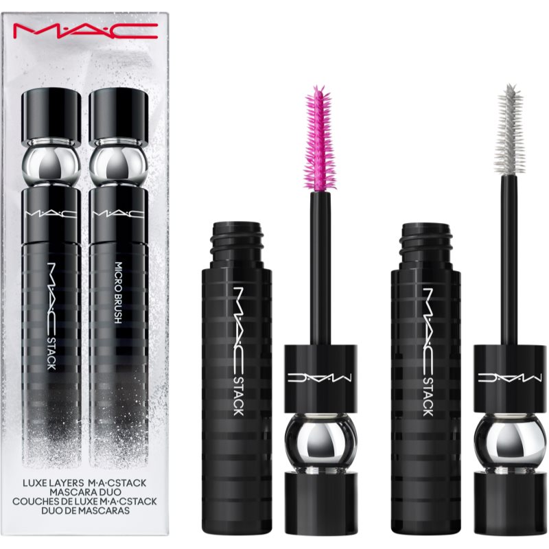 MAC Cosmetics Luxe Layers Mac Stack Mascara Duo Set подарунковий набір (для очей)