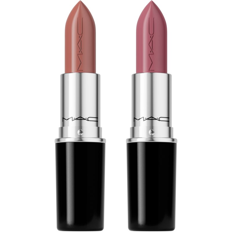 MAC Cosmetics Holiday Star Status Lustreglass Lipstick Duo Gift Set For Lips