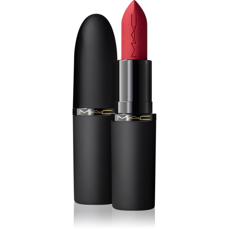 MAC Cosmetics Powder Kiss Hazy Matte Mattierender Lippenstift Farbton Ruby New 3.5 g