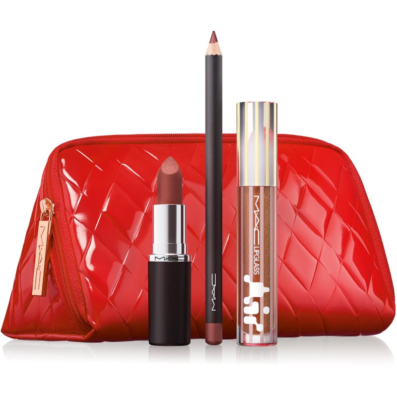 MAC Cosmetics Holiday Trending Tomorrow Lip Trio Nude vánoční dárková sada na rty