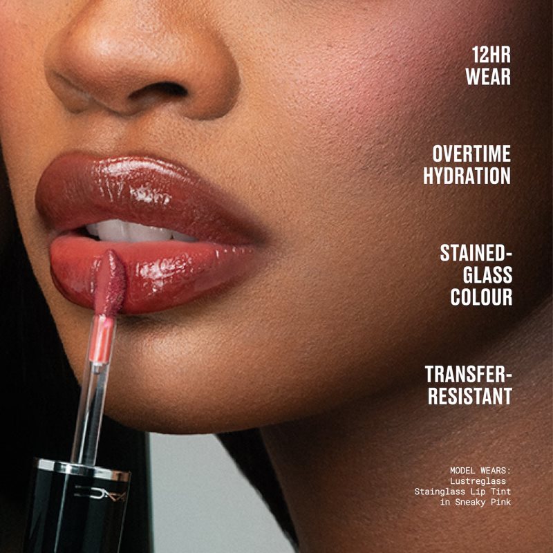 MAC Cosmetics Lustreglass Stainglass Lip Tint Lipcolor Farbton Soda Poppy 3 ml (Bild 7)